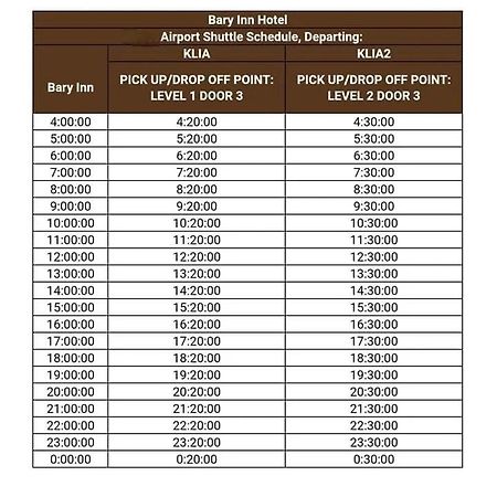 Bary Inn, Klia & Klia2 - 24 Hours Free Airport Pick-Up Sepang Exteriér fotografie